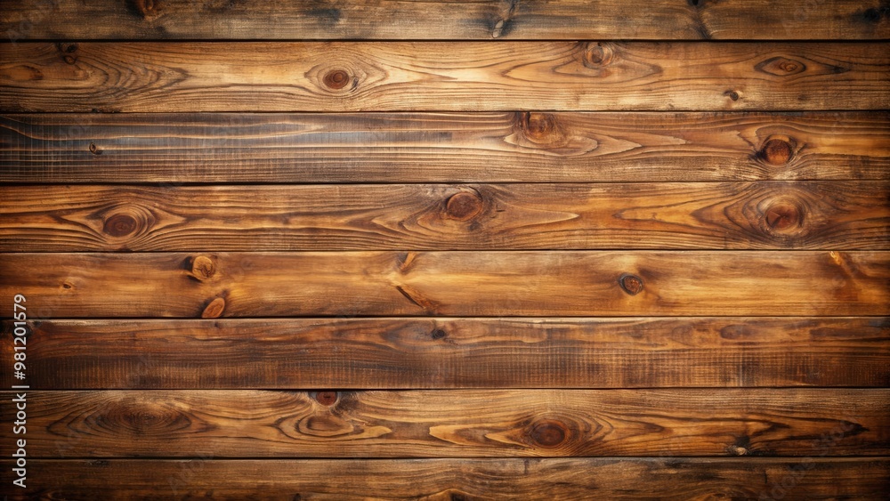 Obraz premium Vintage brown wood plank for seamless texture and background, vintage, brown, wood, plank, seamless, texture, background, rustic