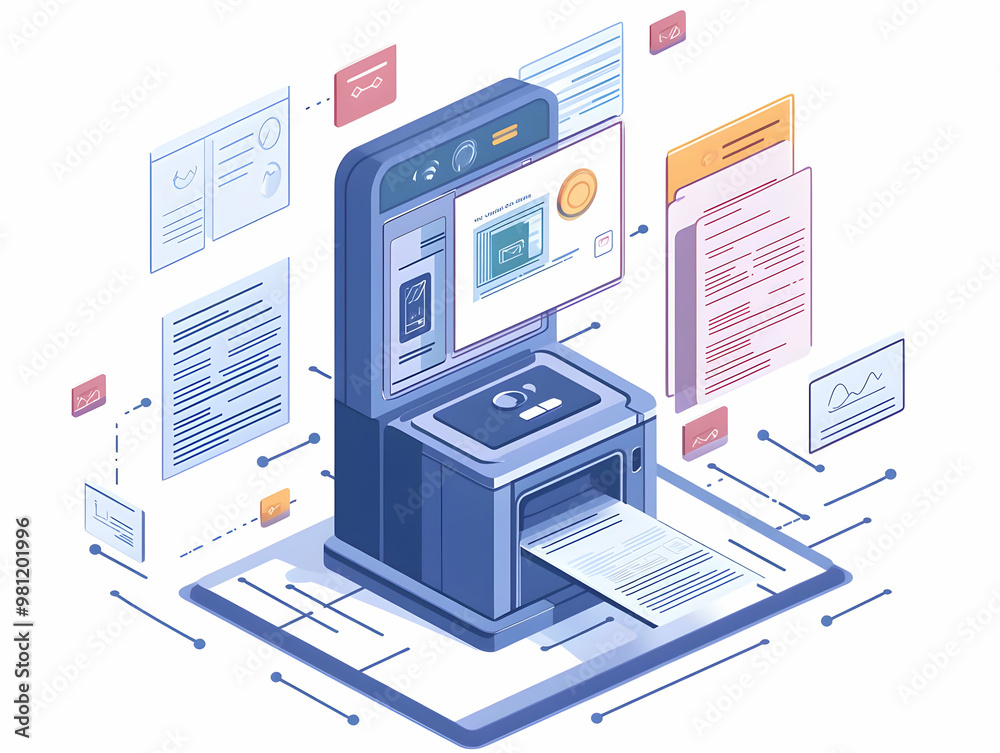 Flat Nano Scale Ballot Security Features: Macro View of Anti-Fraud Measures on a Digital Ballot with Security Verification Overlays � Isolated Vector Illustration Flat Nano Scale Ballot Security Features: Macro View of Anti-Fraud Measures on a Digital Ballot with Security Verification Overlays � Isolated Vector Illustration