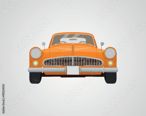 Classic Sports Car Illustration - Vintage Car