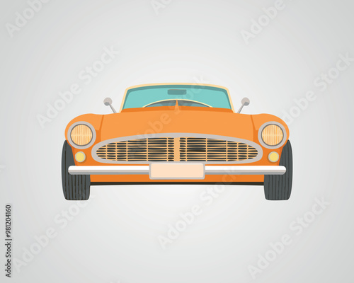 Classic Sports Car Illustration - Vintage Car