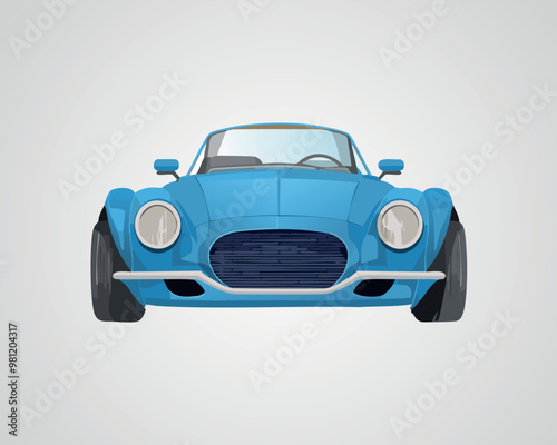 Classic Sports Car Illustration - Vintage Car