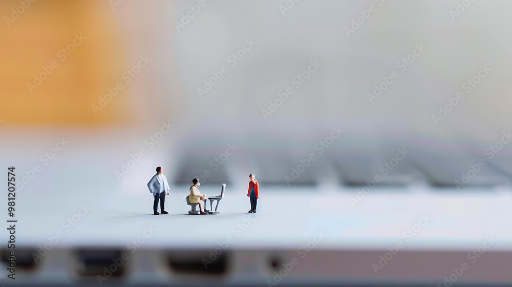 Obraz premium miniature tiny people