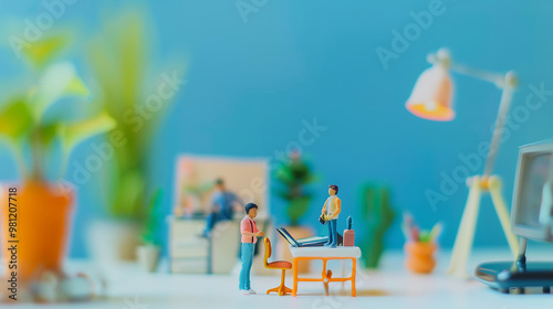 miniature technology wallpaper