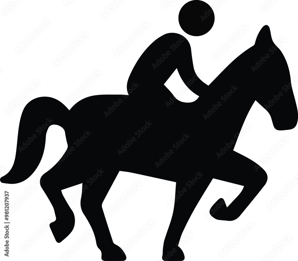 Horse icon symbol vector image Illustration
Horse icon symbol vector image Illustration