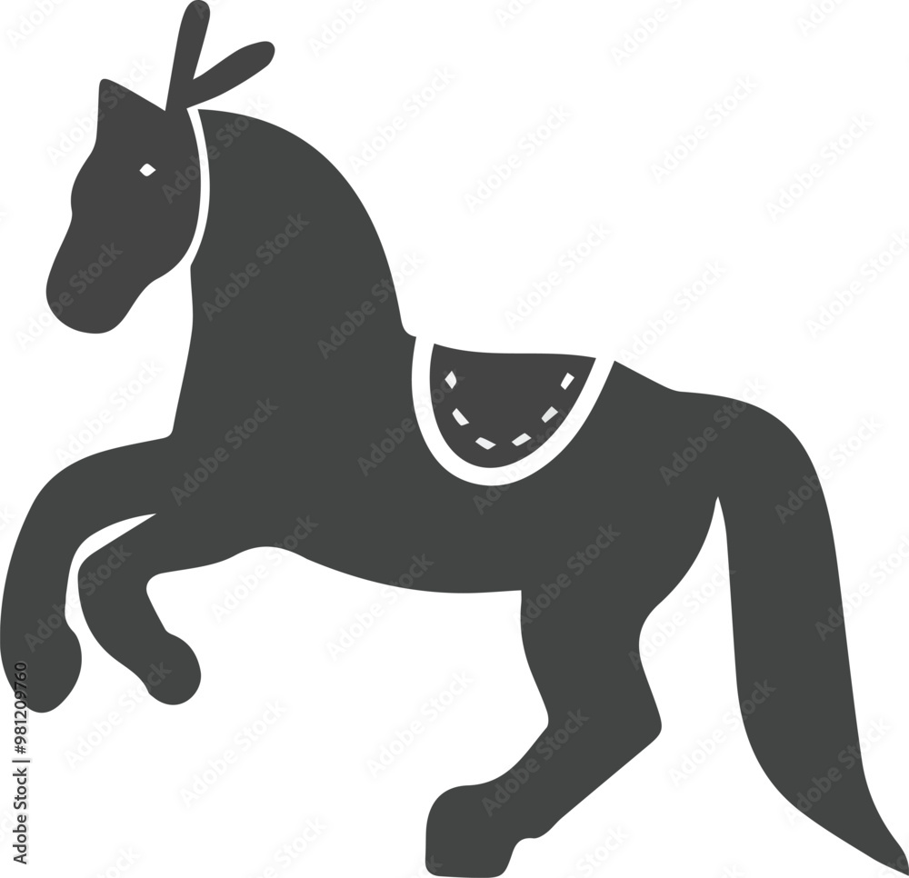 Horse icon symbol vector image Illustration
Horse icon symbol vector image Illustration