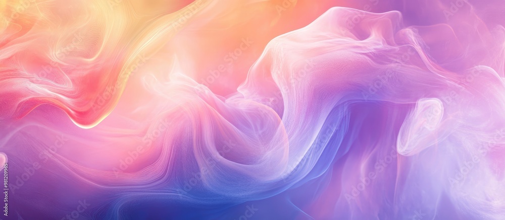 Abstract background with a blend of soft colors and smooth gradients creating a visually appealing and serene atmosphere Abstract background with a blend of soft colors and smooth gradients creating a visually appealing and serene atmosphere