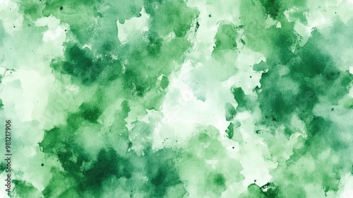 abstract watercolor background seamless green tinted pattern