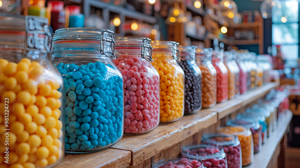 Candy Shop. Tasty Snacks and Sweets Candy Shop. Tasty Snacks and Sweets