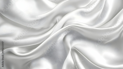 white satin fabric