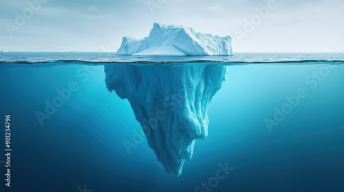 Stunning Photos of Icebergs Showing Underwater and Above-Water Views in Pristine Polar Landscapes