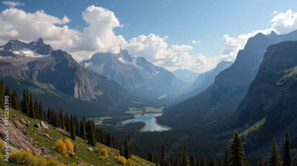 Stunning Colorado Mountain Valley Scenery with Flowers, Autumn Colors, and River: Breathtaking Nature Photography Stunning Colorado Mountain Valley Scenery with Flowers, Autumn Colors, and River: Breathtaking Nature Photography