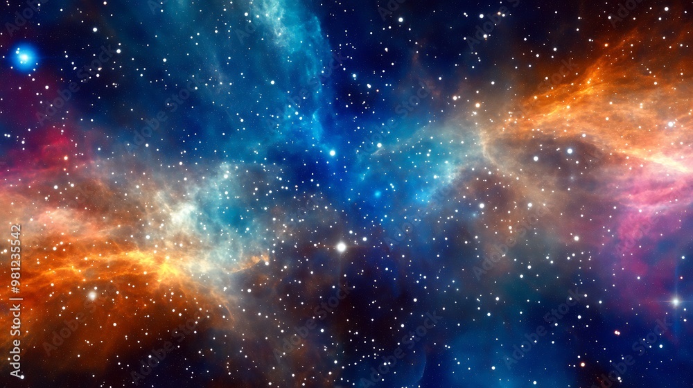 Space Galaxy Night Sky With Cosmic Clouds ,Universe science astronomy. Illustration Background Space Galaxy Night Sky With Cosmic Clouds ,Universe science astronomy. Illustration Background