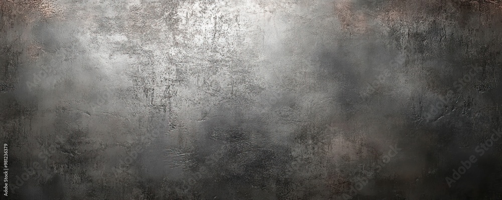 Obraz premium A textured grunge background featuring a mix of gray and silver tones, ideal for artistic and design projects.