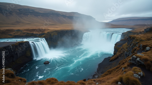 Stunning Waterfalls and Majestic Landscapes in Iceland - Perfect for Nature Lovers, Travel Inspiration, and Adventure Photography