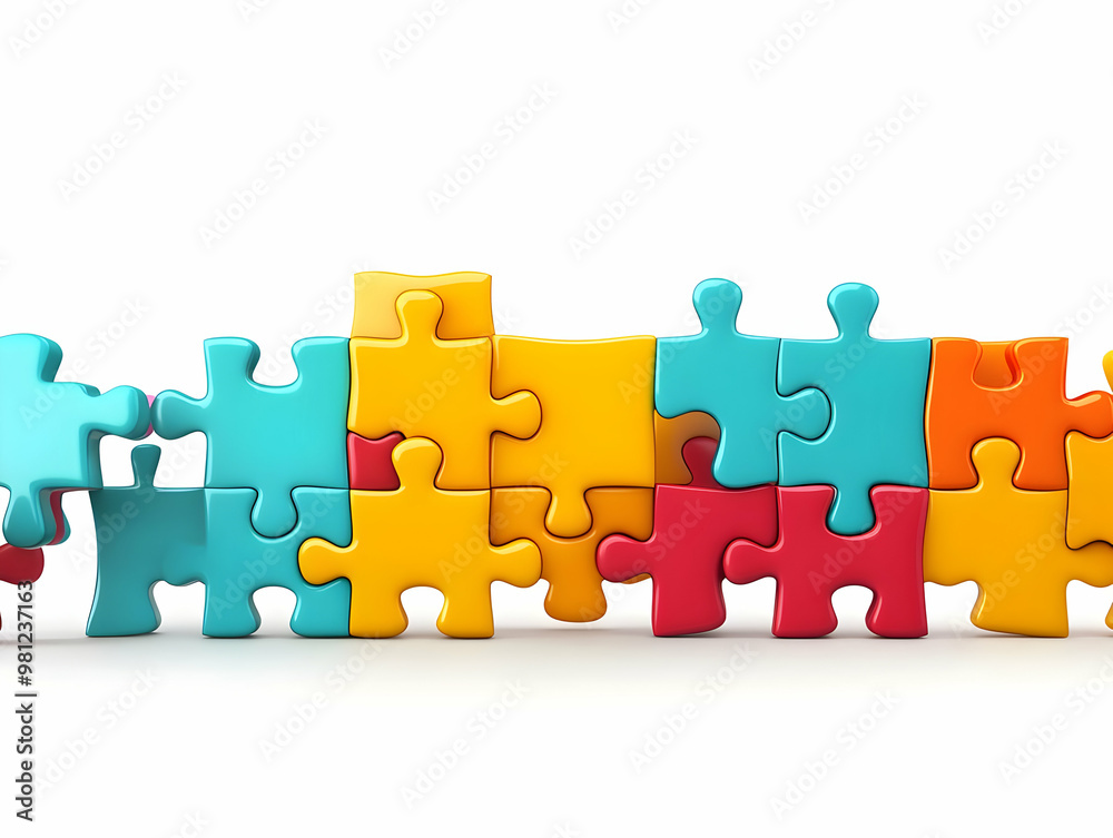 Flat Glossy Policy Puzzle Pieces: Close-Up of Missing Sections in a Collaborative Governance Concept - Smart Business Illustration with Wide Copy Space Flat Glossy Policy Puzzle Pieces: Close-Up of Missing Sections in a Collaborative Governance Concept - Smart Business Illustration with Wide Copy Space