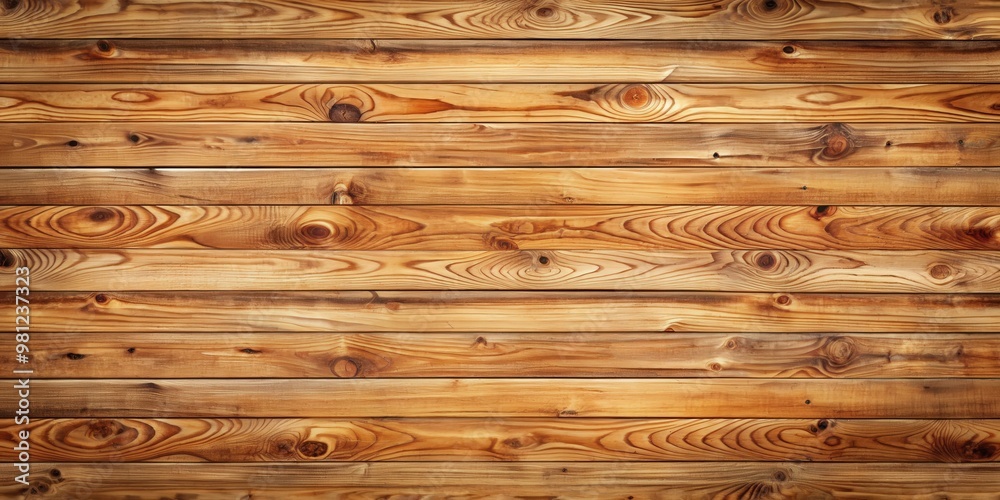 Naklejka premium Wood texture background with panoramic view of seamless wood planks , rustic, natural, brown, vintage, wooden, backdrop, surface