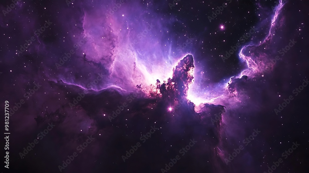 Fototapeta premium Space Galaxy Night Sky With Cosmic Clouds ,Universe science astronomy. Illustration Background