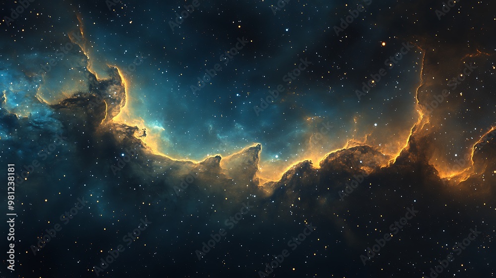 Space Galaxy Night Sky With Cosmic Clouds ,Universe science astronomy. Illustration Background Space Galaxy Night Sky With Cosmic Clouds ,Universe science astronomy. Illustration Background