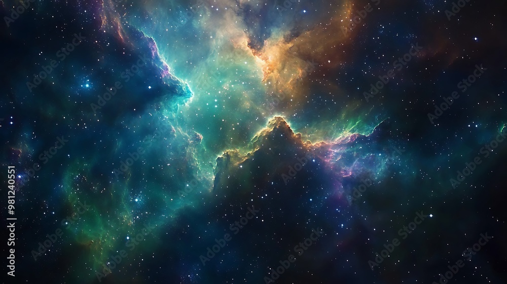 Space Galaxy Night Sky With Cosmic Clouds ,Universe science astronomy. Illustration Background Space Galaxy Night Sky With Cosmic Clouds ,Universe science astronomy. Illustration Background