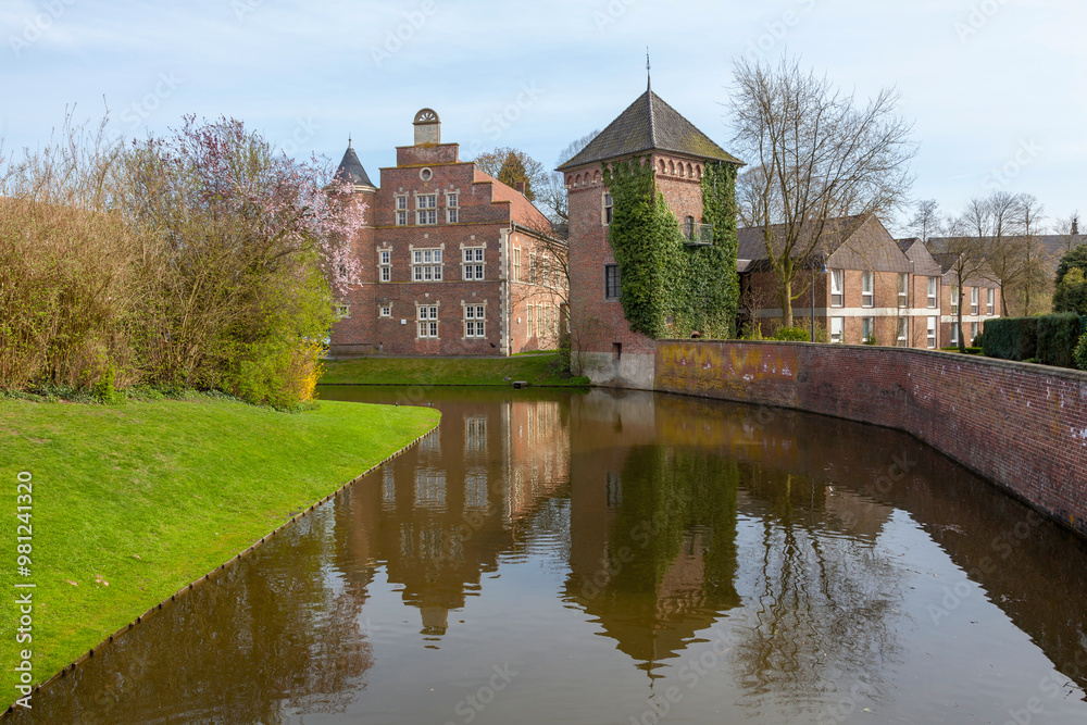 Wasserburg Gemen, Vorburg West und Schleusenturm Wasserburg Gemen, Vorburg West und Schleusenturm