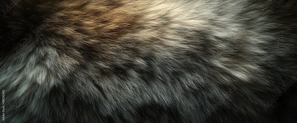 Close-up of soft brown and grey fur texture Close-up of soft brown and grey fur texture