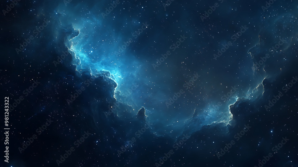 Fototapeta premium Space Galaxy Night Sky With Cosmic Clouds ,Universe science astronomy. Illustration Background