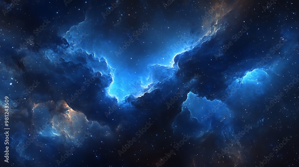 Fototapeta premium Space Galaxy Night Sky With Cosmic Clouds ,Universe science astronomy. Illustration Background