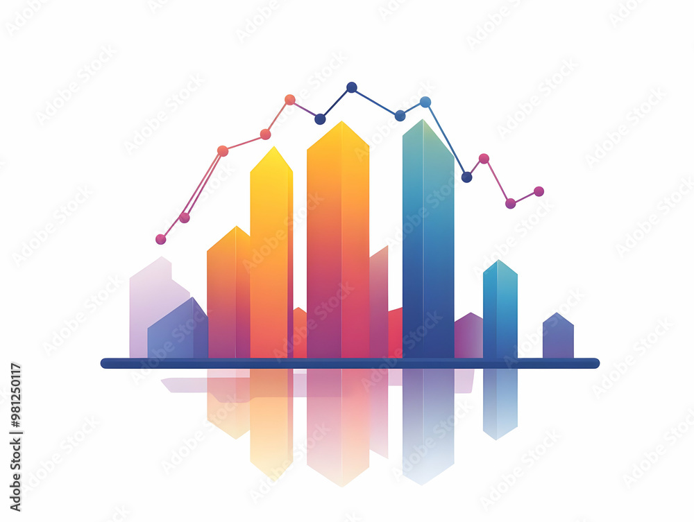 Flat Glossy Podium Reflection with Rising Donation Graph Concept | Fundraising Messaging on Shiny Surface � Simple Vector Illustration Flat Glossy Podium Reflection with Rising Donation Graph Concept | Fundraising Messaging on Shiny Surface � Simple Vector Illustration