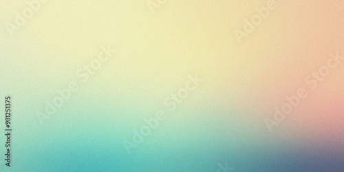 Gradient background with pale teal and midnight blue tones on a light yellow backdrop, noise texture effect