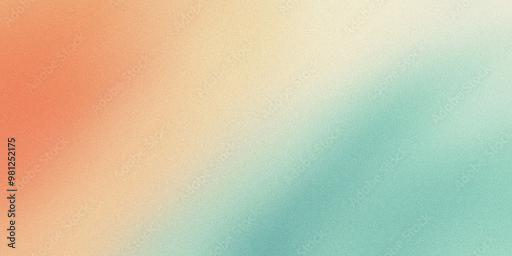 Gradient background with soft aqua and warm terracotta tones, noise texture effect Gradient background with soft aqua and warm terracotta tones, noise texture effect