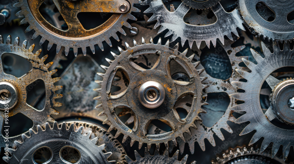 The Intricate Metal Gear Mechanism The Intricate Metal Gear Mechanism