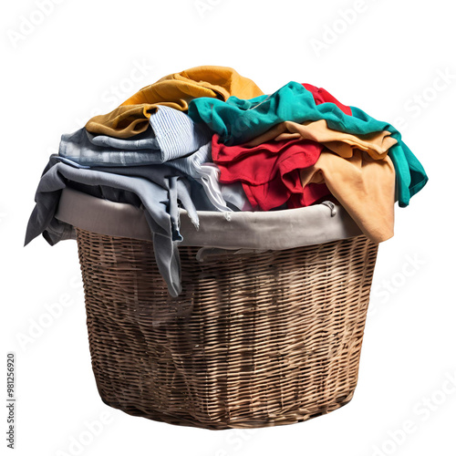 clothes in a basket