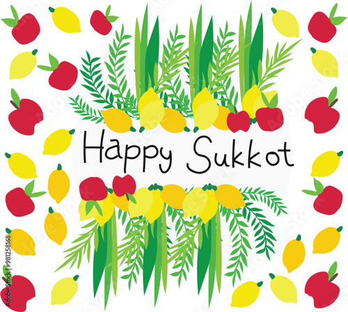 happy sukkot celebrated every year on october.