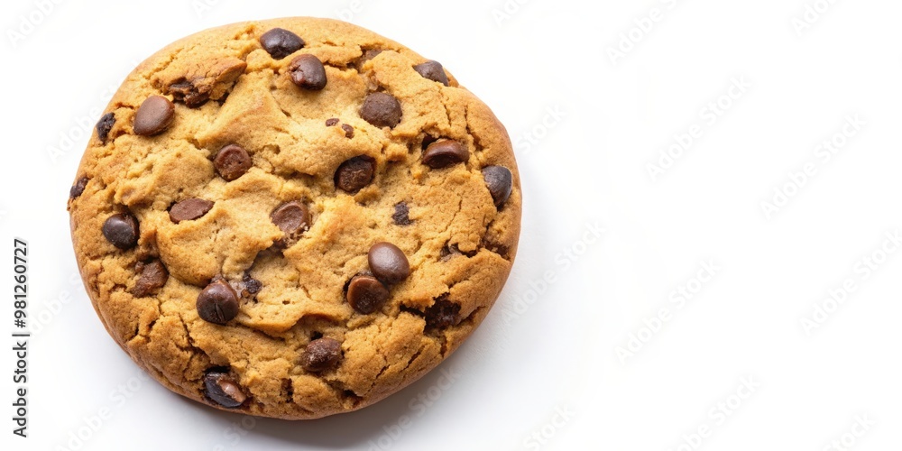 Chocolate chip cookie brown on background, chocolate chip cookie, brown, isolated, background, sweet, dessert, delicious Chocolate chip cookie brown on background, chocolate chip cookie, brown, isolated, background, sweet, dessert, delicious