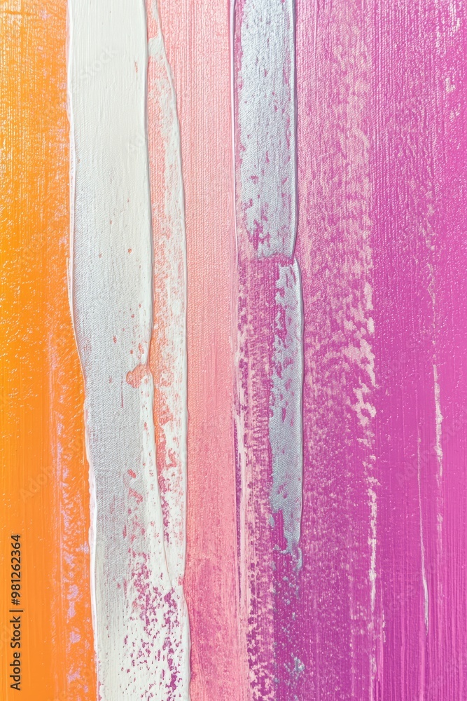 Obraz premium Abstract Gradient Painting with Vertical Brushstrokes