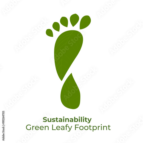 Green_Leaf_Footprint_Carbon_Vector