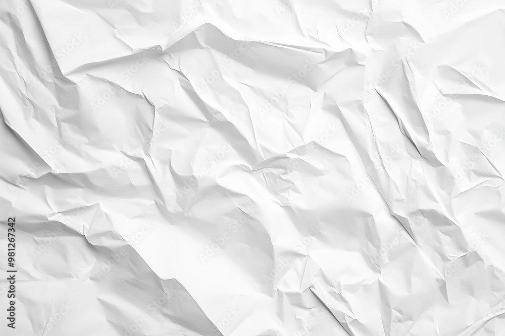 White Wrinkled Paper Texture – Perfect for Design and Background Use White Wrinkled Paper Texture – Perfect for Design and Background Use
