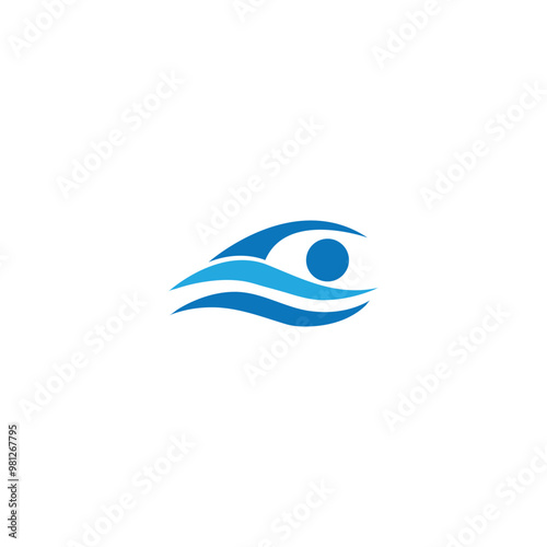 Premium Vector Pool Logo Swimming Pool Pool Company Logo Pools Icon Logo Design photo