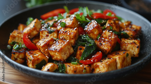 tofu stir-fry - vegan stir-fry