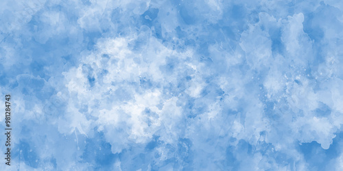 white cloud on blue sky background space........