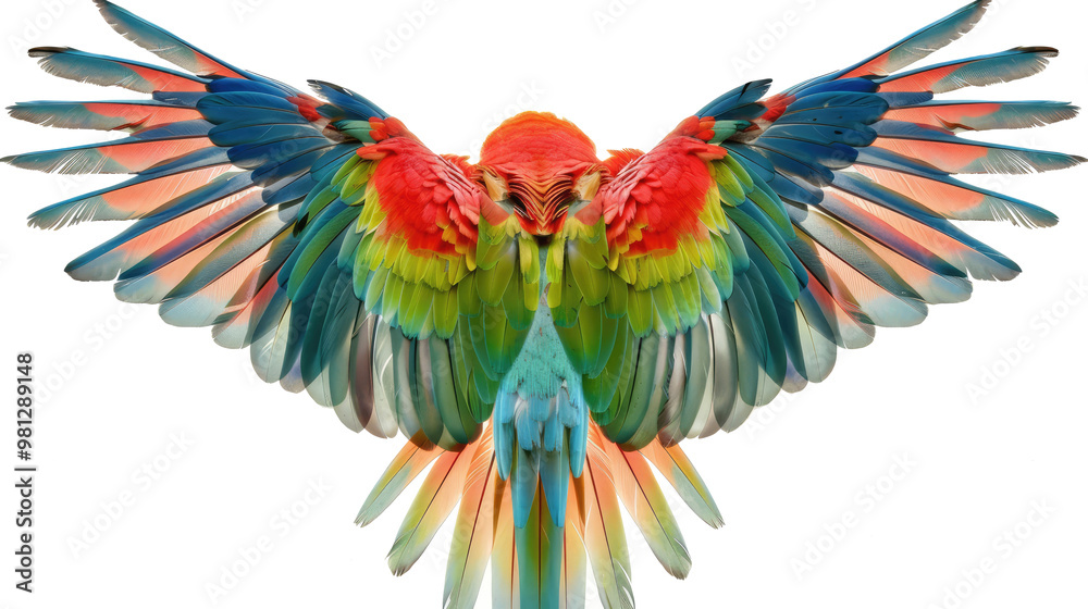 Obraz premium heart of parrot