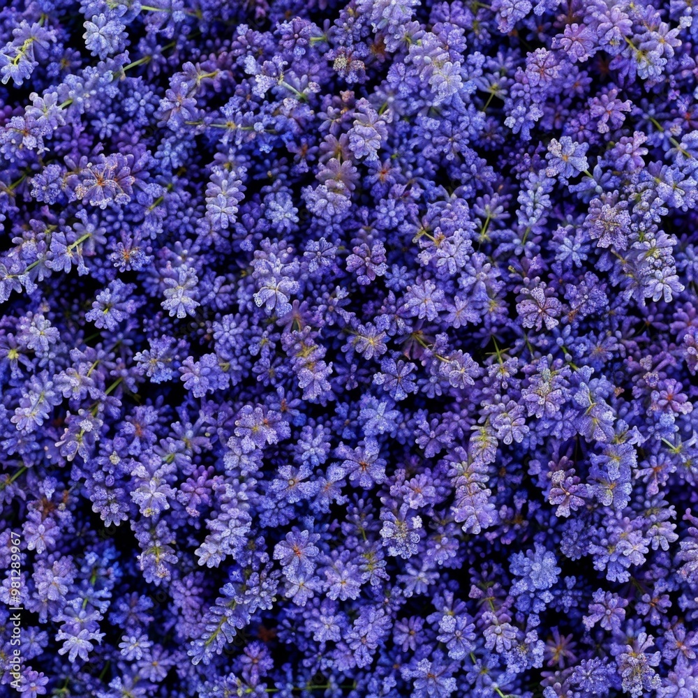 Fototapeta premium Lavender flowers texture background, lavandula perfume buds pattern, petals banner, fragrance lilac blossoms