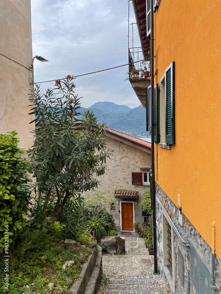 Fototapeta premium narrow street in the old town