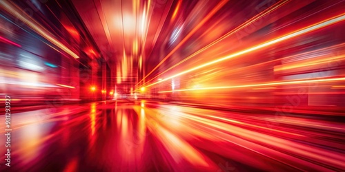 Abstract red light leaks blending into motion blur background, abstract, red, light, leaks, motion, blur, background, vibrant