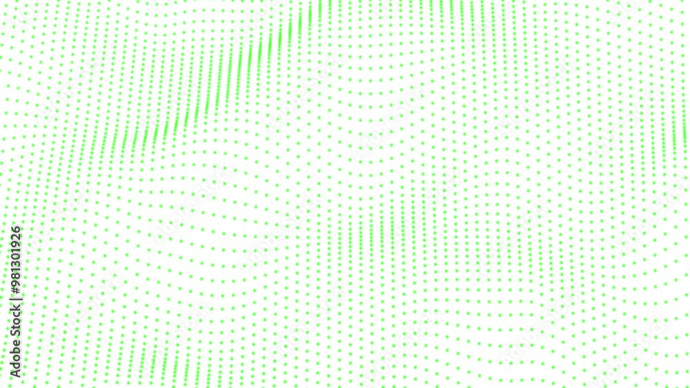 Abstract wave with moving dots. Flow of particles. Abstract Halftone dots wave background animation. Abstract and technology dots wave background. Abstract wave with moving dots. Flow of particles. Abstract Halftone dots wave background animation. Abstract and technology dots wave background.
