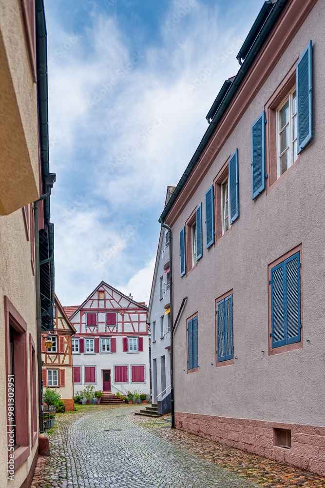 Obraz premium Gengenbach is a small town with about 11,000 inhabitants. It is located in southern Germany, on the edge of the Black Forest, in the district of Ortenau.