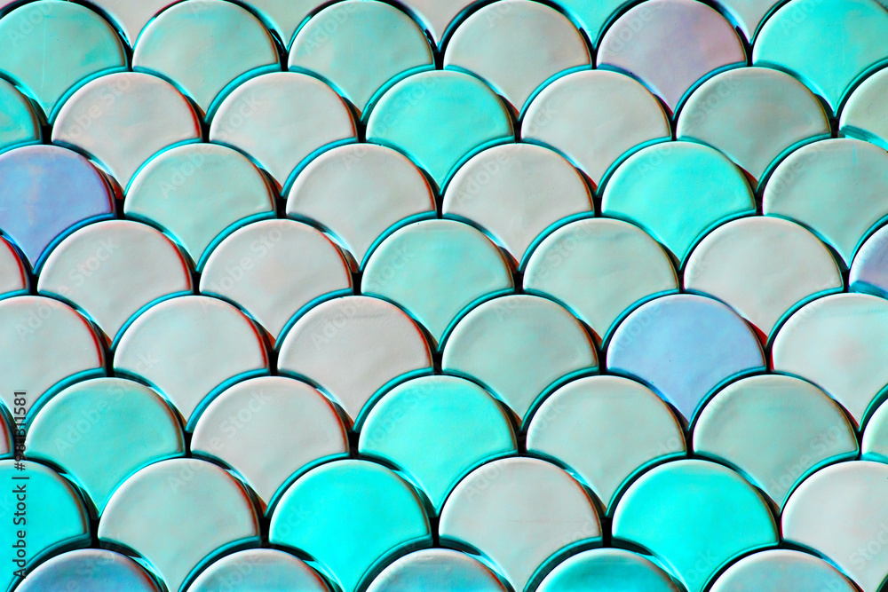 Seamless pattern of turquoise and green glass circles. Seamless pattern of turquoise and green glass circles.
