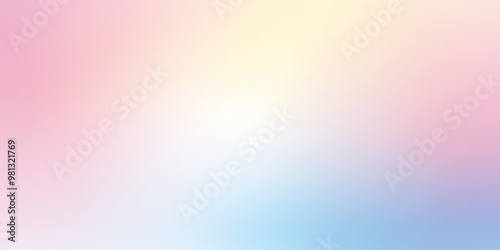 Color gradient background, abstract pastel rainbow. Light blue, pink and yellow color banner gradation texture, vector pink noise texture blur abstract background