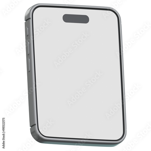 mobile phone device 3d render illustration