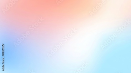 Obraz na płótnie Color gradient background, abstract pastel rainbow. Light blue, pink and yellow color banner gradation texture, vector pink noise texture blur abstract background w salonie